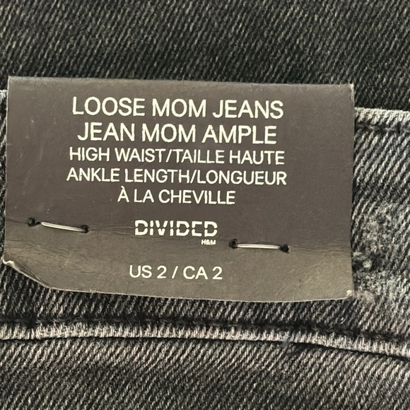 NWT H&M Mom Jeans - Picture 9 of 10